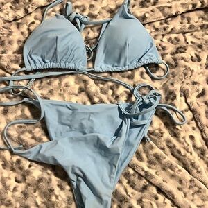 Light Blue Bikini Set